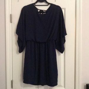 Flutter sleeve mini dress